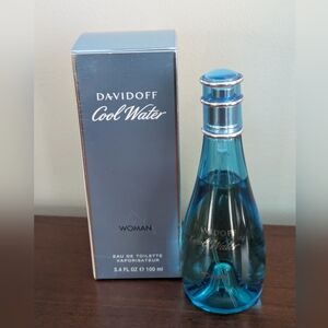 DAVIDOFF Cool Water Woman Eau de Toilette Natural Spray 3.4oz 100mL NEW